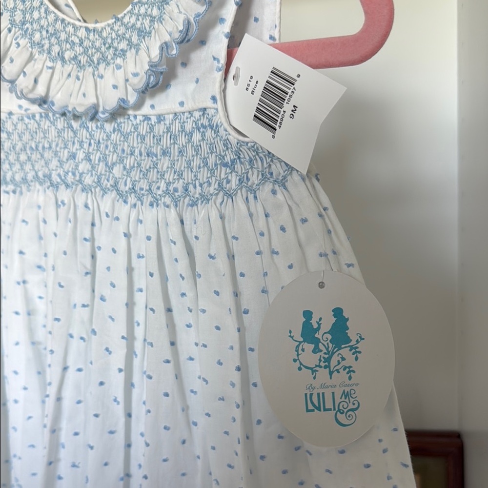 Luli and Me NWT Blue and White Dress - Picture 2 of 4